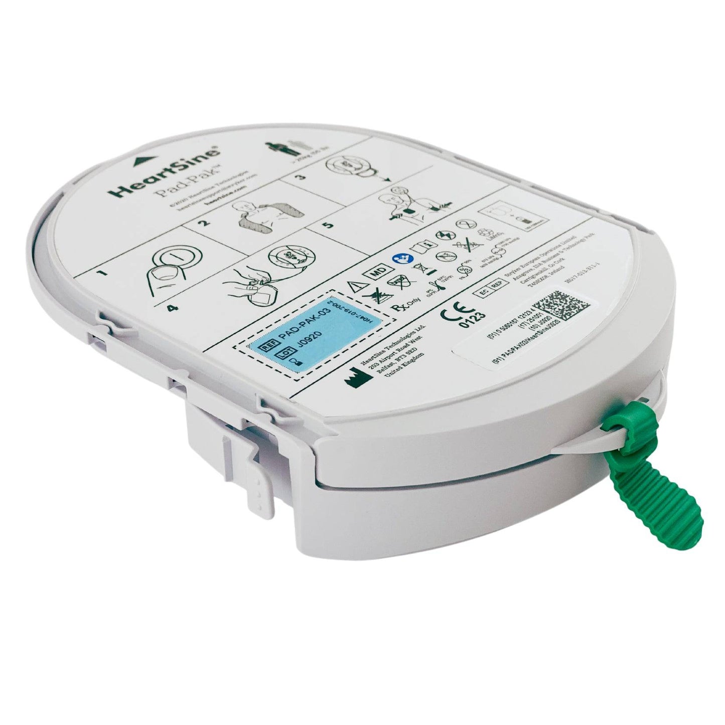 HeartSine Samaritan Pad-Pak - Adult (1) - Straptor Sport Tape