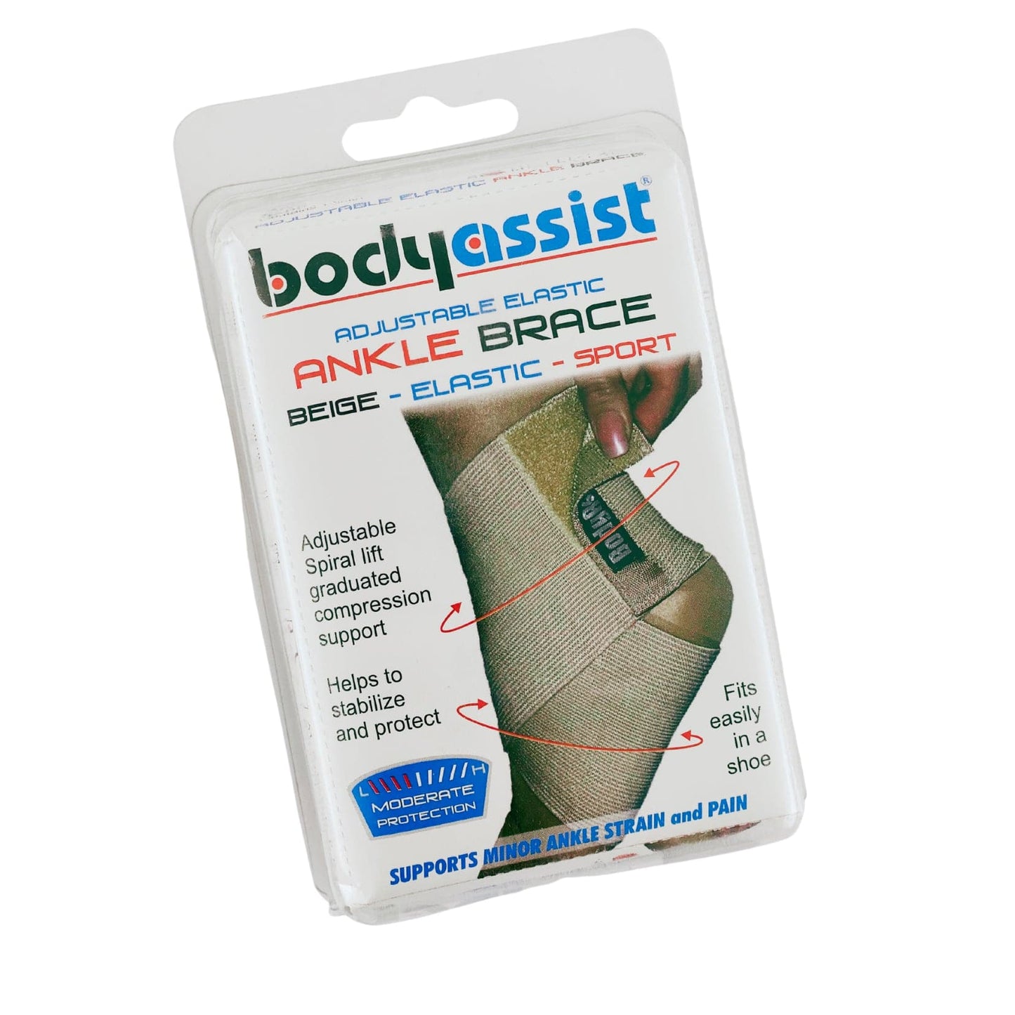 Adjustable Elastic Ankle Brace - Body Assist (1) - Straptor Sport Tape