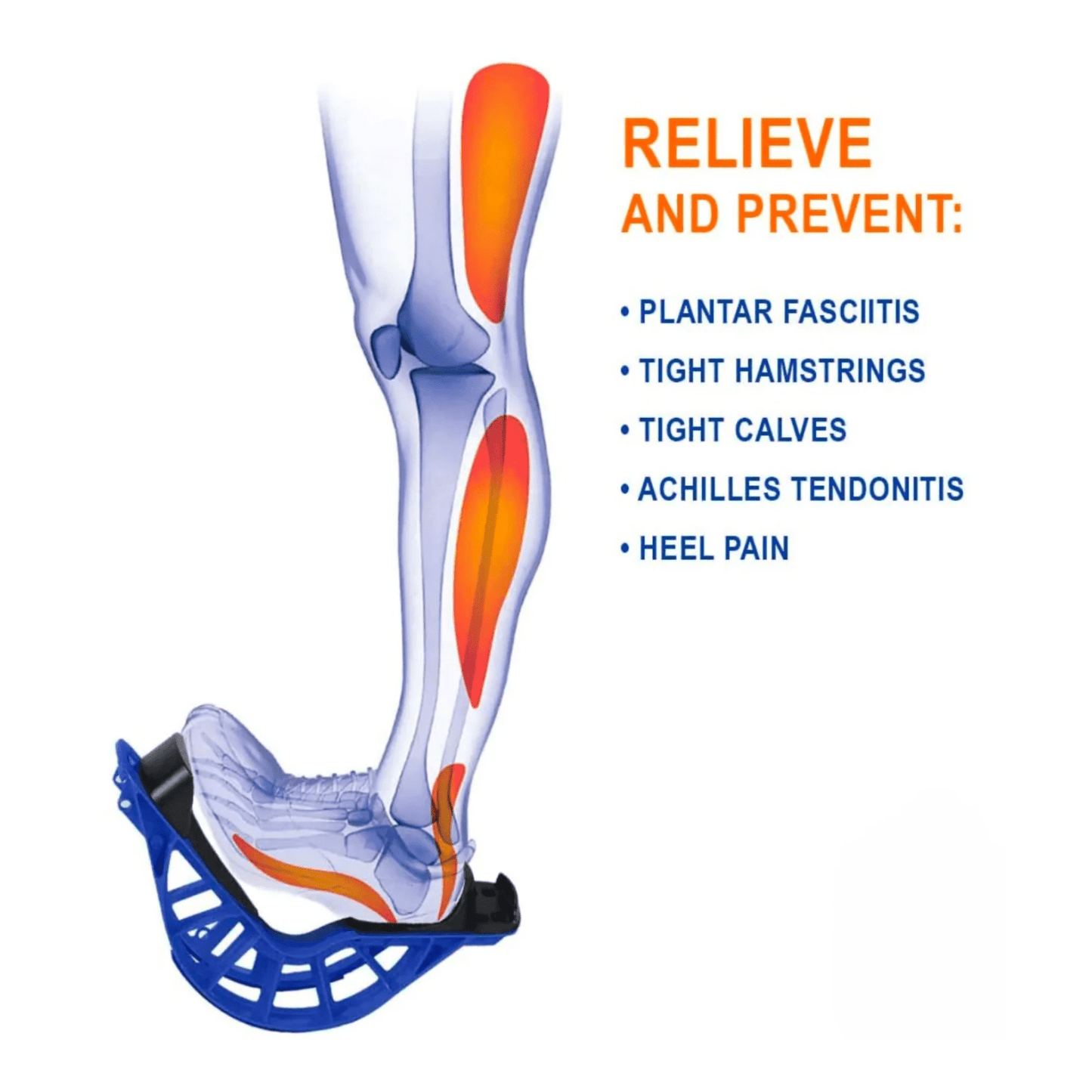 ProStretch Plus Adjustable Calf Stretcher (1) - Straptor Sport Tape