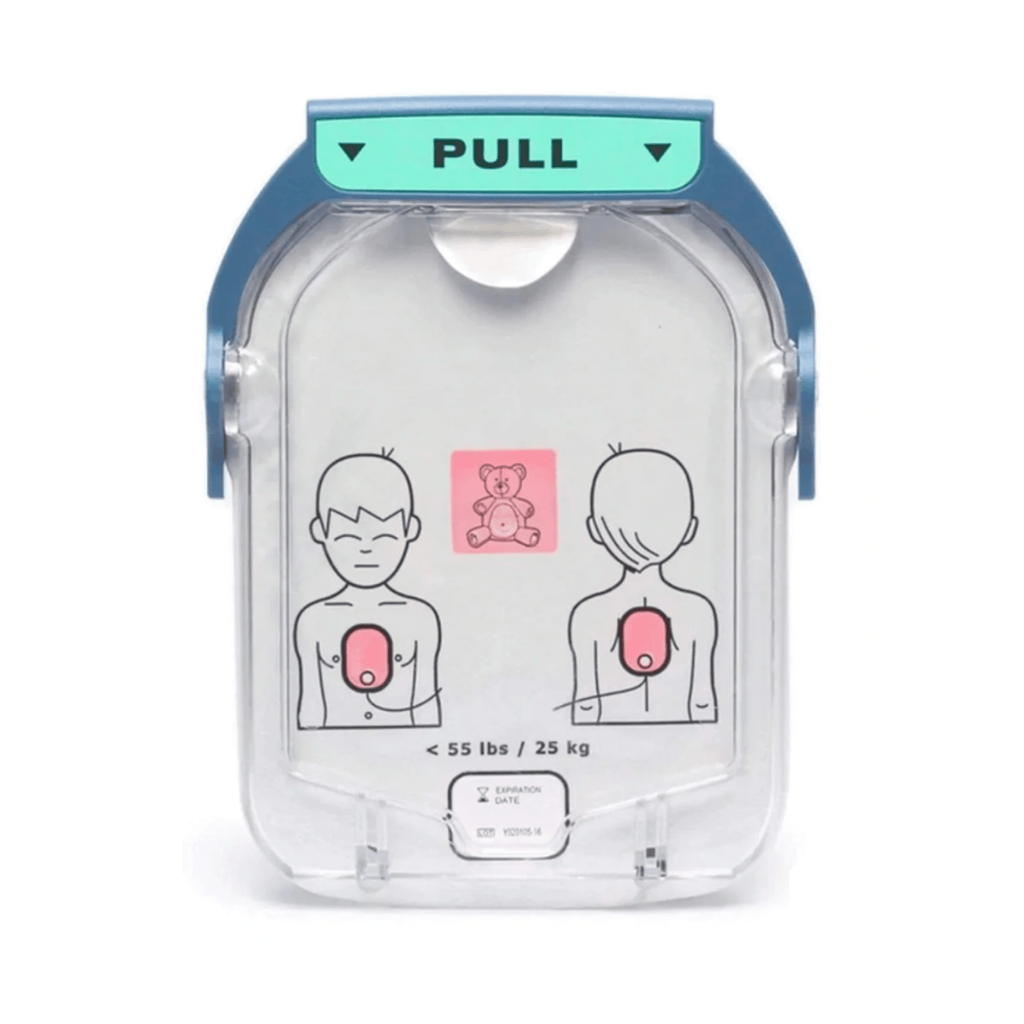 Philips HeartStart Defibrillator Pads HS1 - Paediatric (1) - Straptor Sport Tape