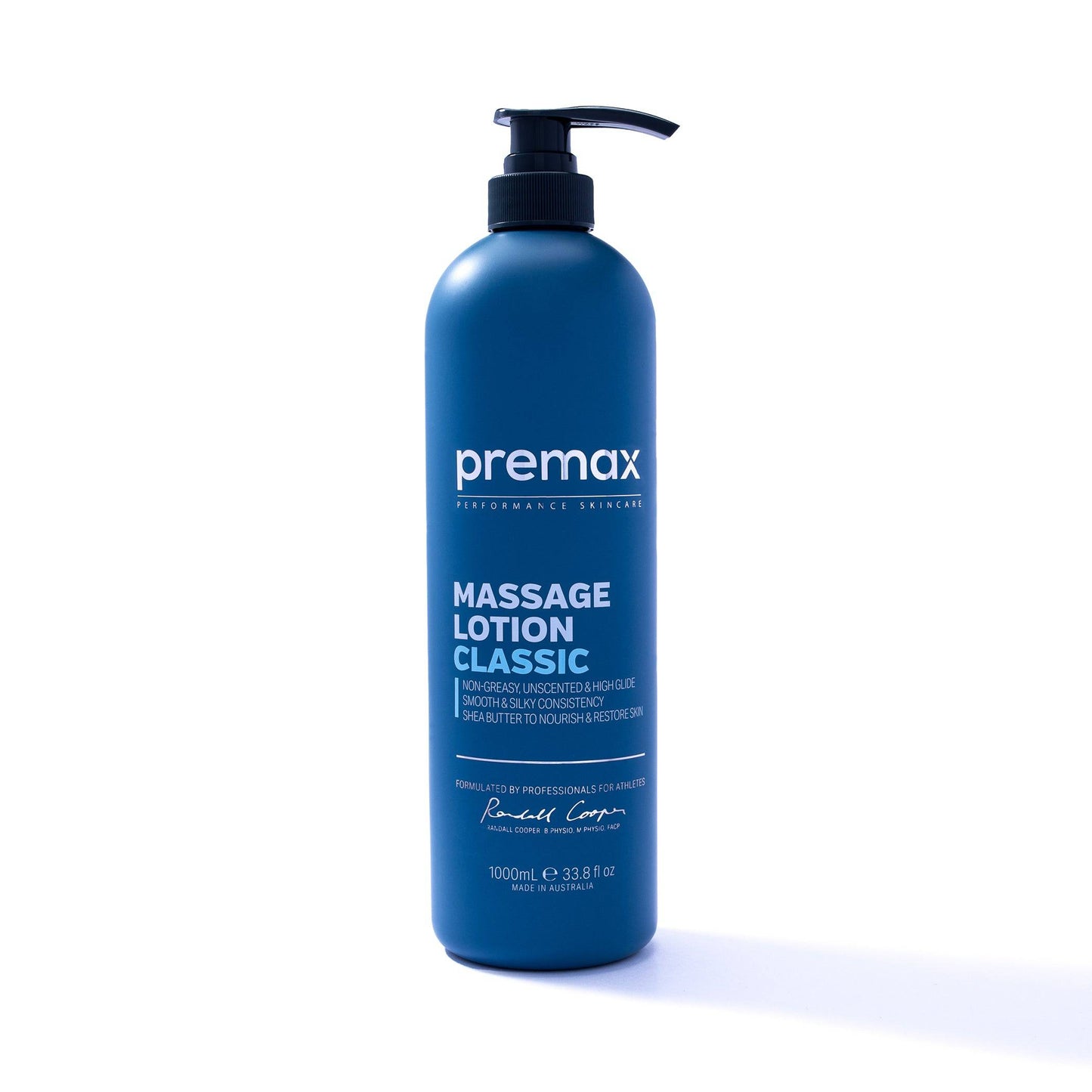 Premax Massage Lotion 1 Litre (1) - Straptor Sport Tape