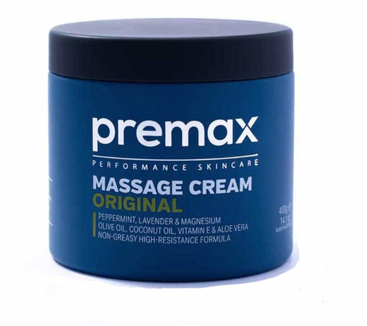 Premax Original Massage Cream 400g (1) - Straptor Sport Tape