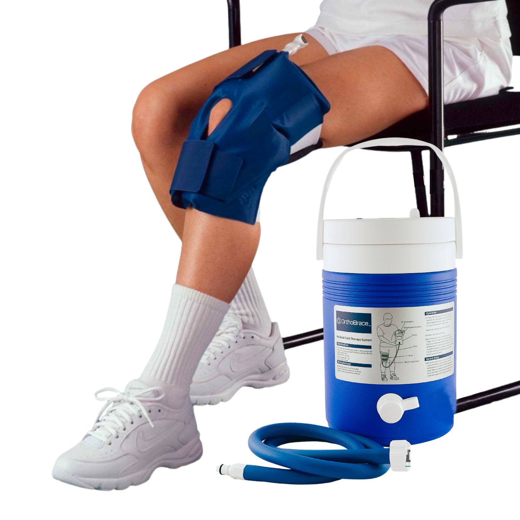OrthoCool Cold Compression Therapy System - OrthoBrace - Straptor Sport Tape