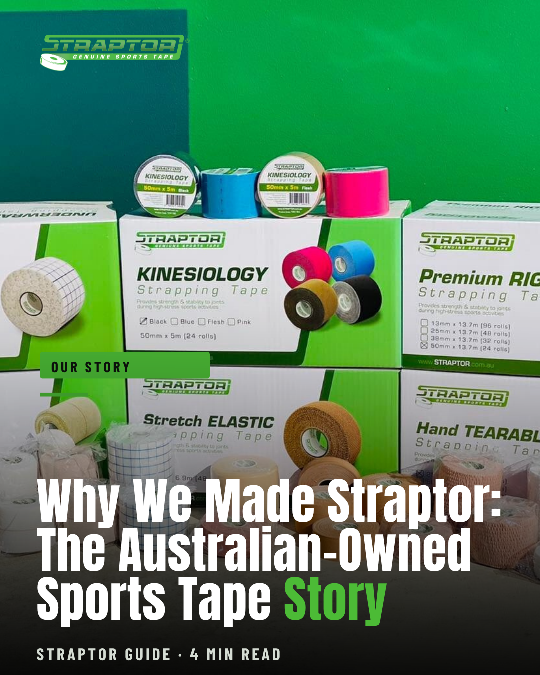 Why We Made Straptor: The Australian-Owned Sports Tape Story
