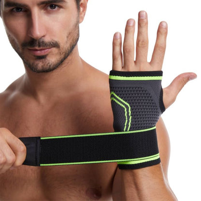 Bodyassist Contoured 4-way Sports Elastic Wrist Hand 1/2 Glove Black