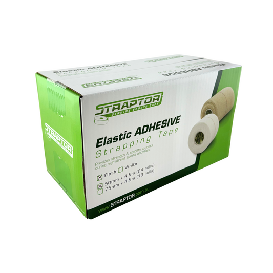 Elastic Adhesive Bandage Beige/Flesh 50mm x 4.5m - Straptor (24)