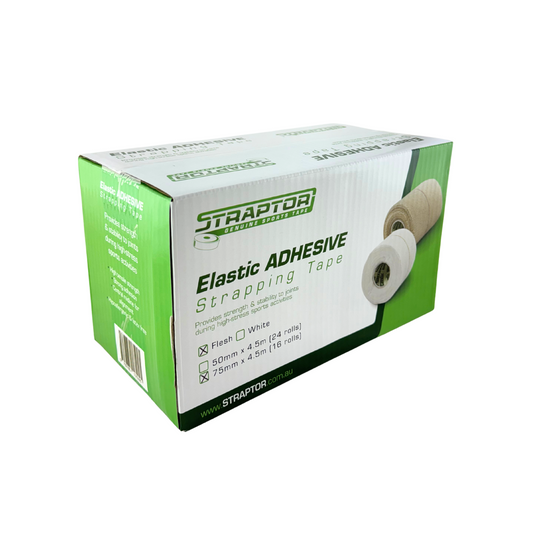 Elastic Adhesive Bandage Beige/Flesh 75mm x 4.5m - Straptor (16)