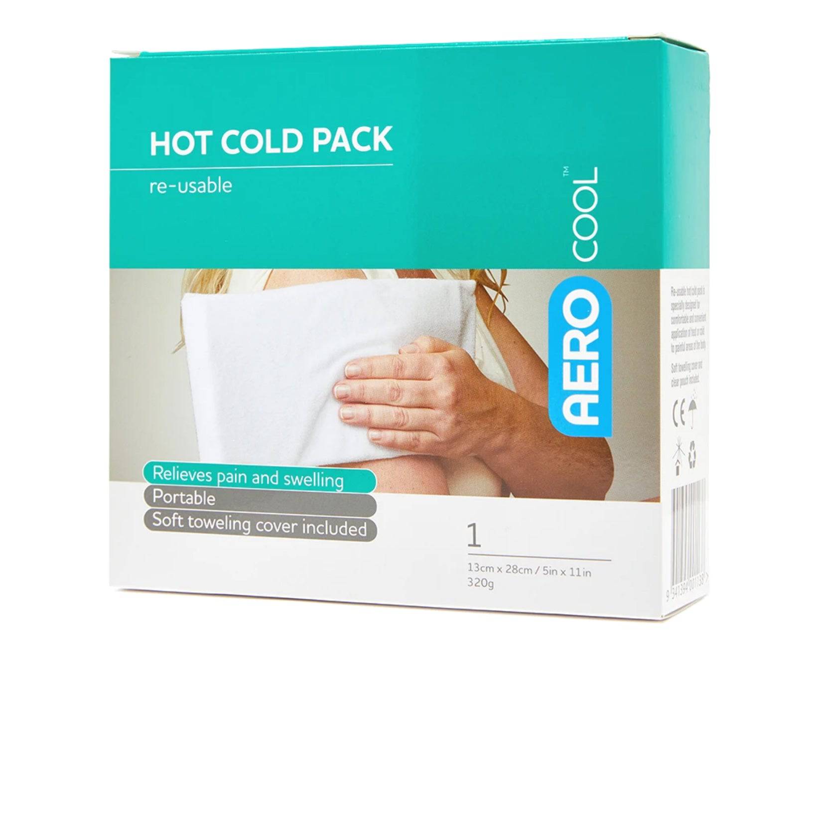 Hot Cold Pack Reusable with Cover - Aero (1) - Straptor Sport Tape