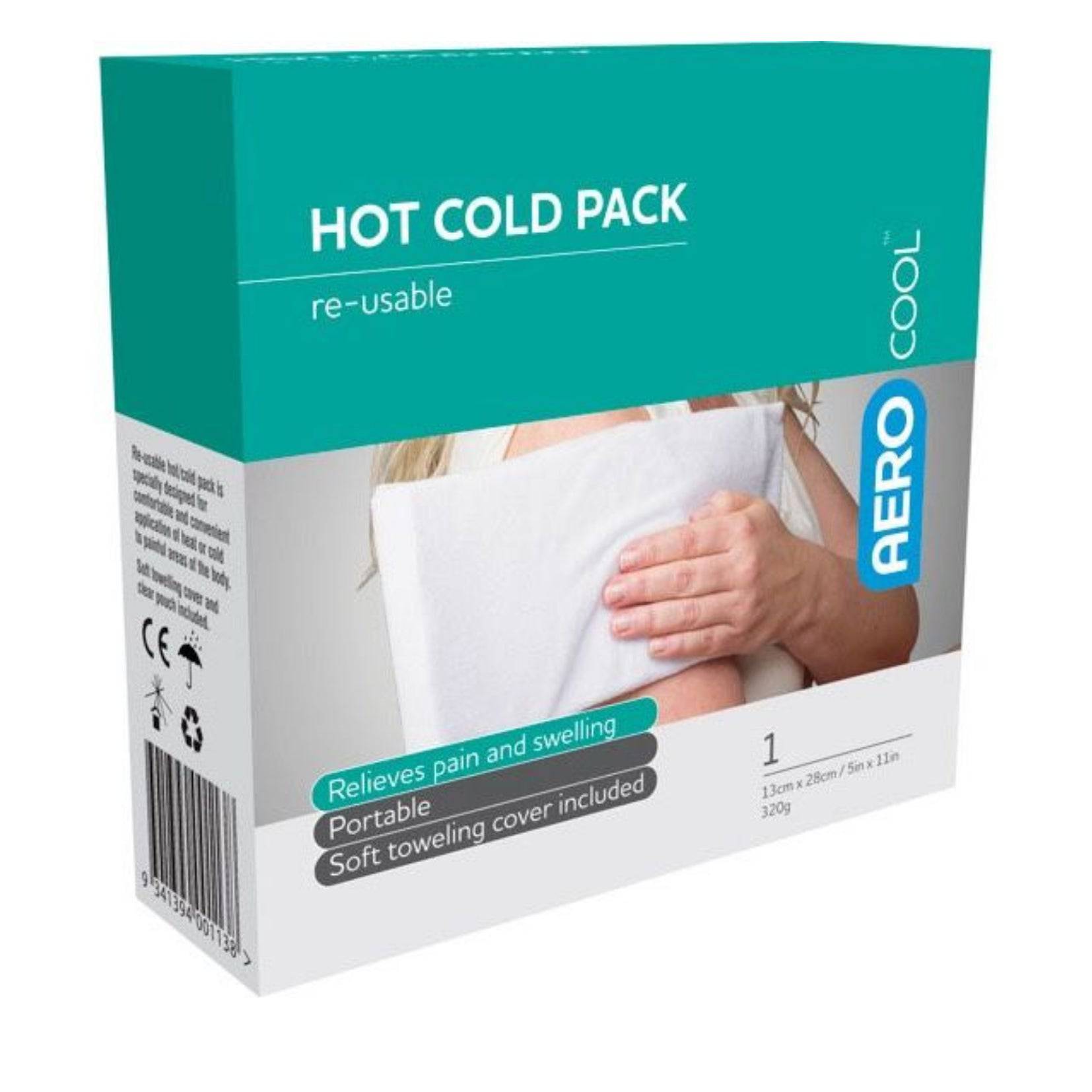 Hot Cold Pack Reusable with Cover - Aero (1) - Straptor Sport Tape