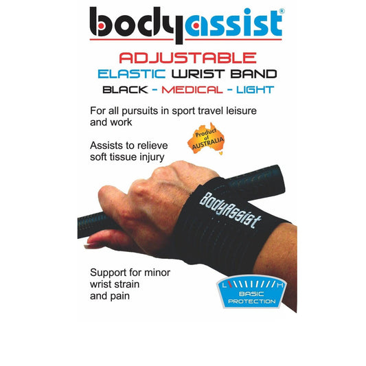Adjustable Elastic Wrist Band - Body Assist (1) - Straptor Sport Tape