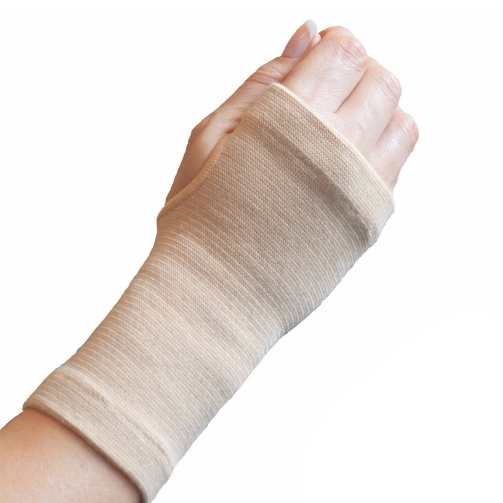 Elastic Wrist / Hand Support Beige - Body Assist (1) - Straptor Sport Tape