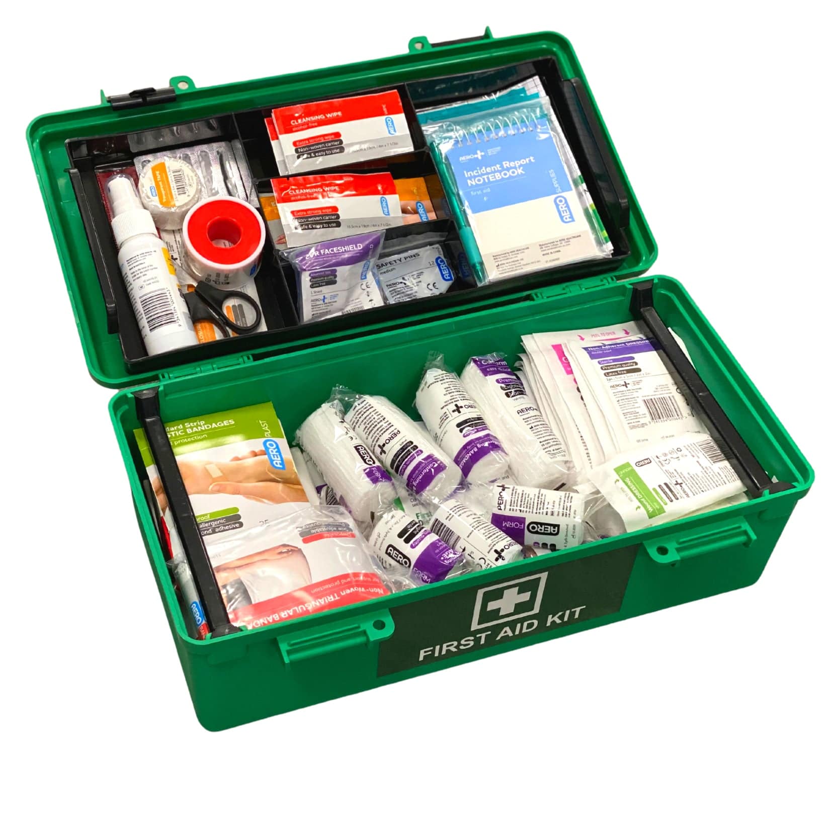 Model 8 National Workplace First Aid Kit - Small Portable - Straptor Sport Tape
