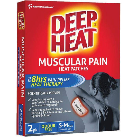 Deep Heat Patches (2) - Straptor Sport Tape