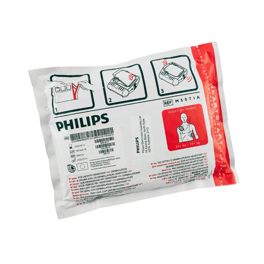 Philips HeartStart Defibrillator Pads HS1 - Adult (1) - Straptor Sport Tape
