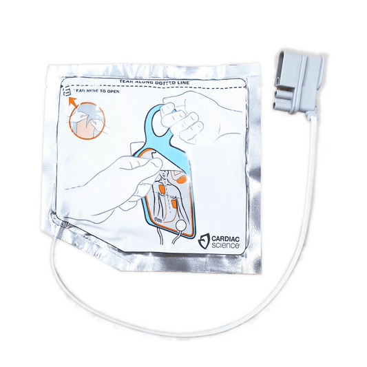 Cardiac Science Powerheart AED G5 Defibrillation Pads - Adult (1) - Straptor Sport Tape