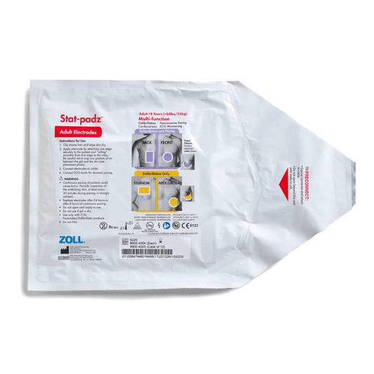 Zoll Stat-Padz Defibrillator Pads - Adult (1) - Straptor Sport Tape