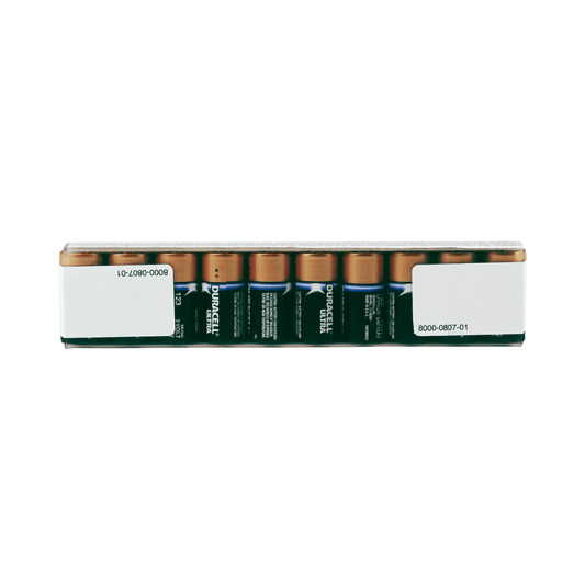 Zoll Type 123A Lithium Batteries (10) - Straptor Sport Tape